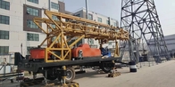 Trailer mounted Double winches SPT-800 800m borewell drilling rig for 800m water well with drilling pressure gauge