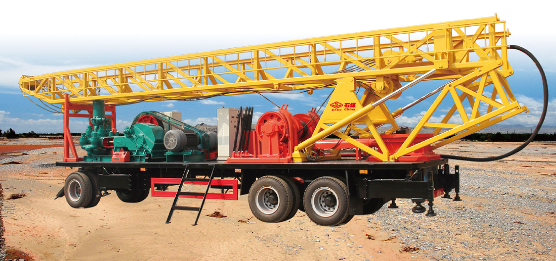 SPT-600 portable borewell drilling rig for 600m water well or geological hole