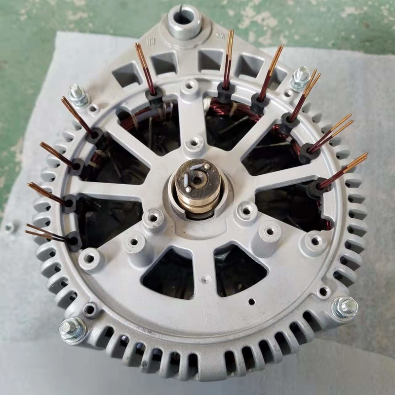 Patemt Brush bearing rotor stator regulator for fuel saving small size  heavey duty vehicle 56V 130A alternator