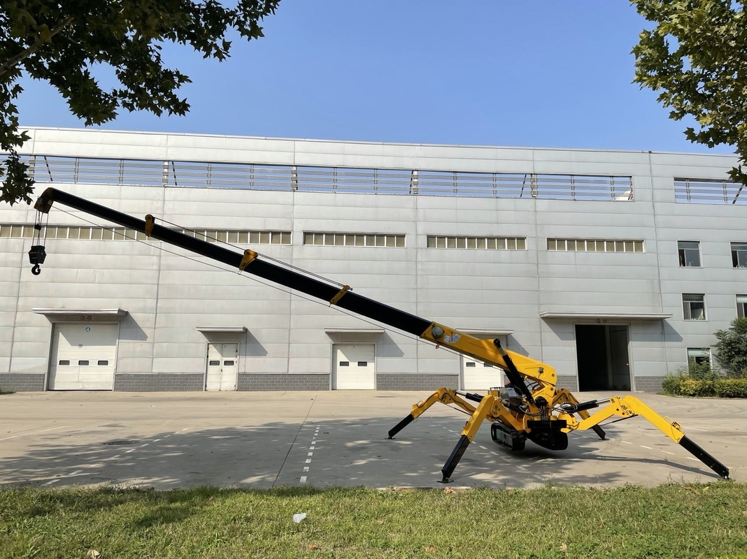 Double power crawler spider Mini crane Max. 3 tons lifting capacity with remote controller