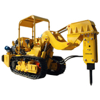 ZCY60R side dumping rock loader for material cleaning after blasting in the underground coal mine