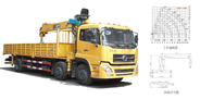 QYS-14III hydraulic telescopic truck-mounted crane with 14000kgs lifting capacity 360 continuous swivel