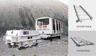 KSY140/280P Coolie Car for the transportation on the special shaped rail in the underground coal mine