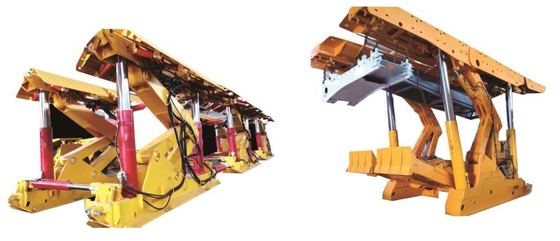 Special Hydraulic Power support with function for compact the backfill material for underground coal mine