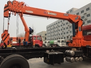 low temperature 8 ton 6 sections 19.8m boom truck-mounted crane special for Russian market