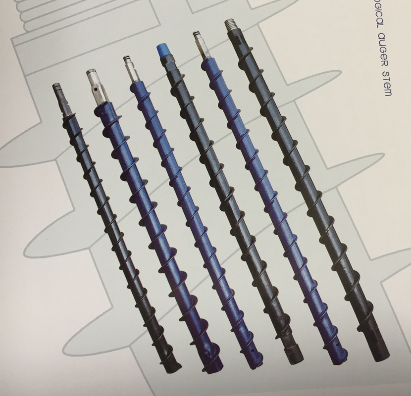 Geological auger twist spiral drilling pipe with high torque and fast deslagging speed for coal mine